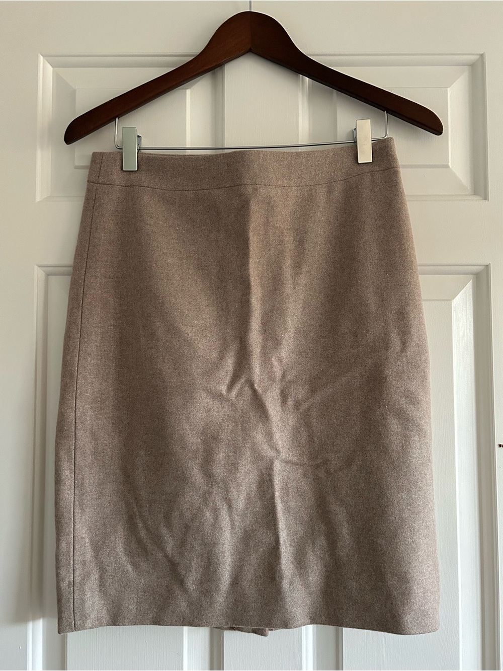 J. Crew Taupe Pencil Skirt
